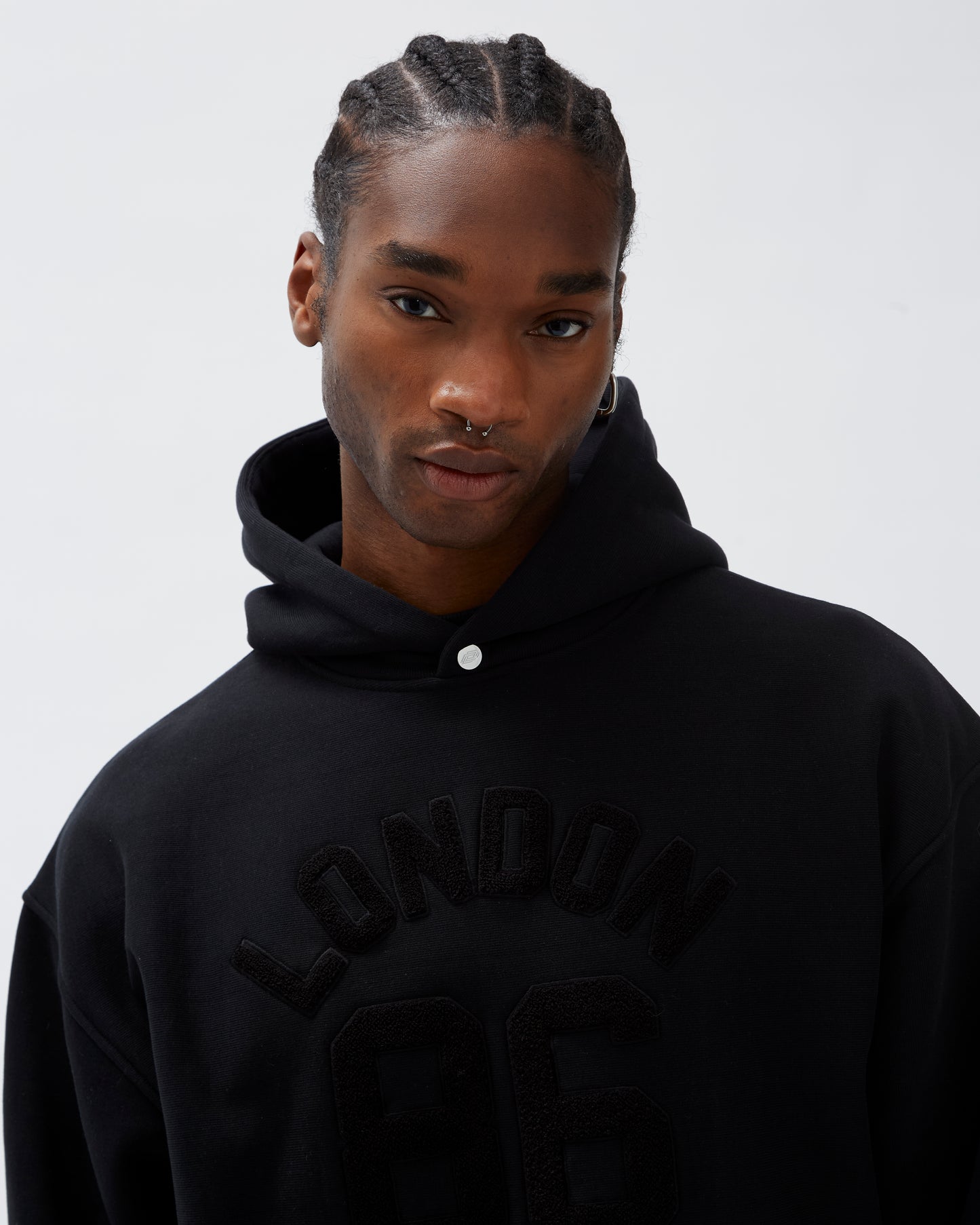 86 HOODIE IN BLACK - Due Diligence Apparel