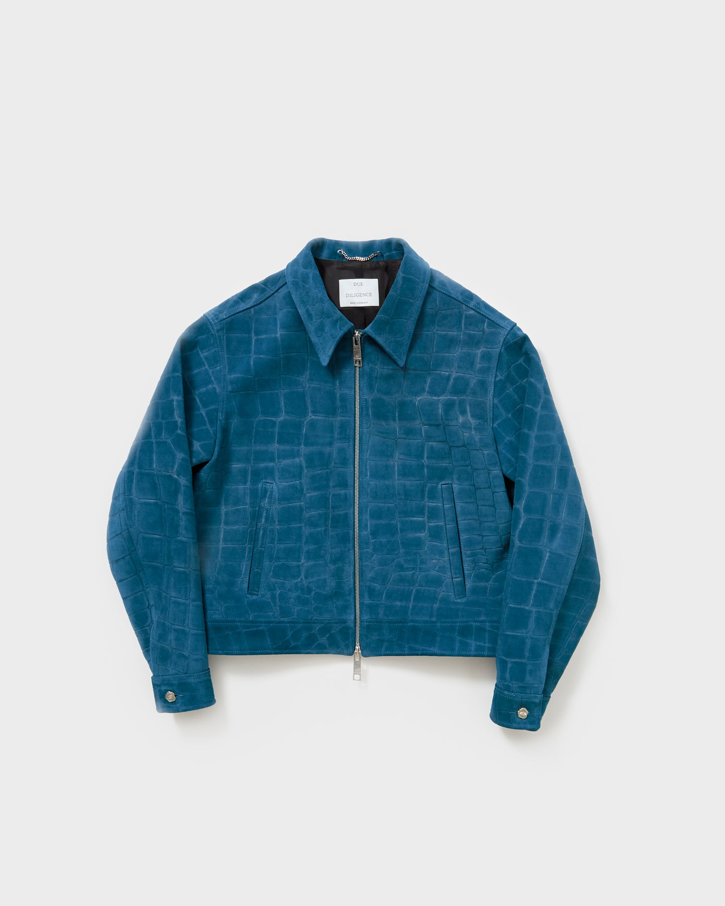 CROC SUEDE TRUCKER JACKET - Due Diligence Apparel