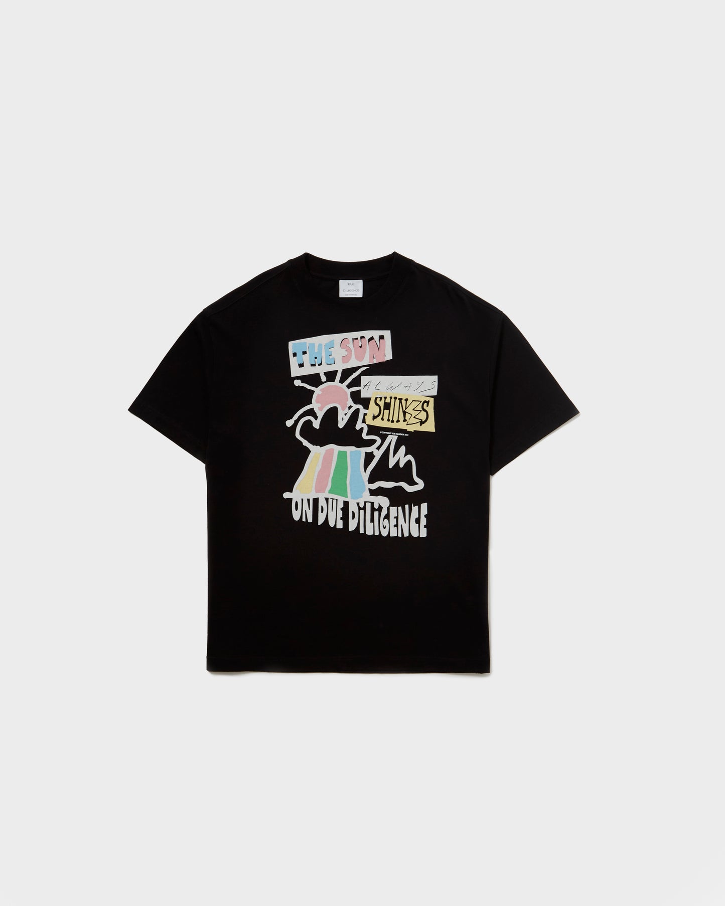 T-SHIRT WITH SUN PRINT - Due Diligence Apparel