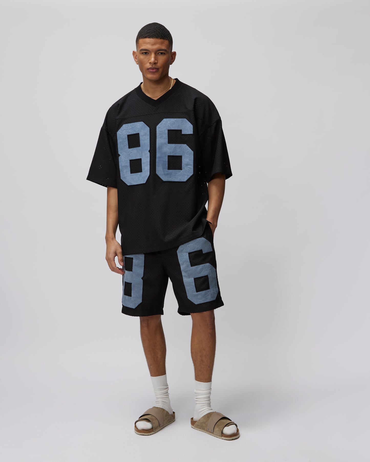 PERFORATED WOOL 86 TOP - Due Diligence Apparel