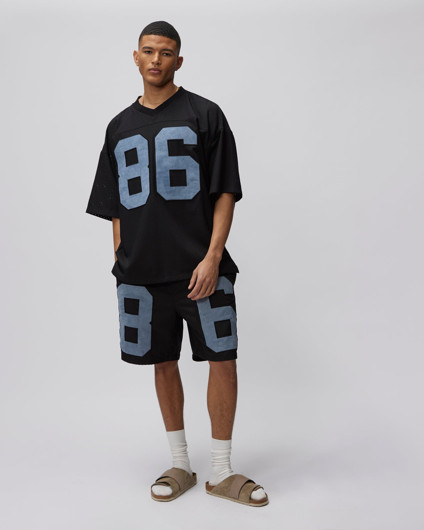 PERFORATED WOOL 86 SHORT - Due Diligence Apparel
