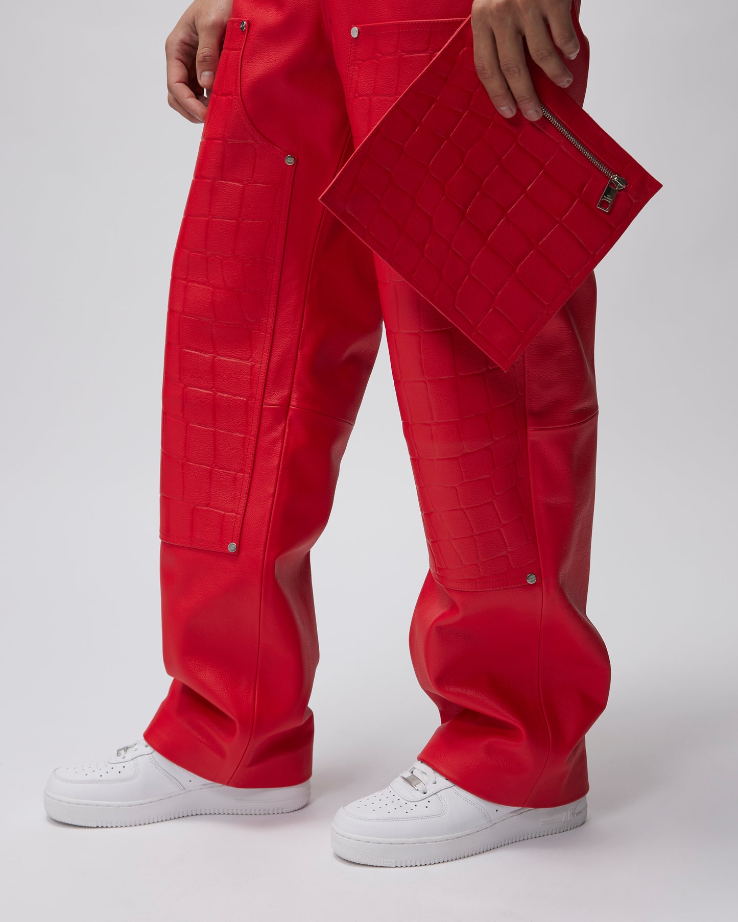 LEATHER DUNGAREE - Due Diligence Apparel
