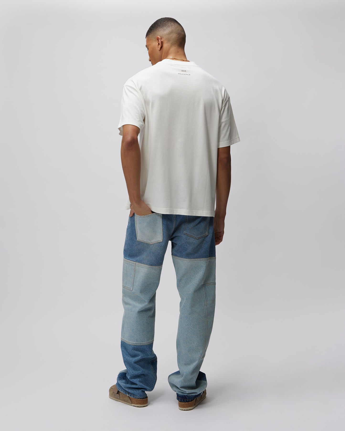 T-SHIRT WITH EMBOSSED DD LOGO - Due Diligence Apparel