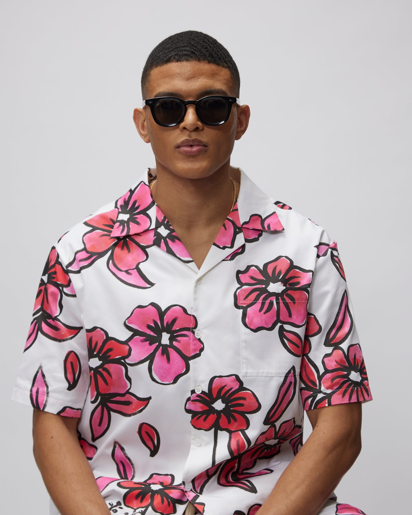 FLORAL COTTON SHIRT - Due Diligence Apparel