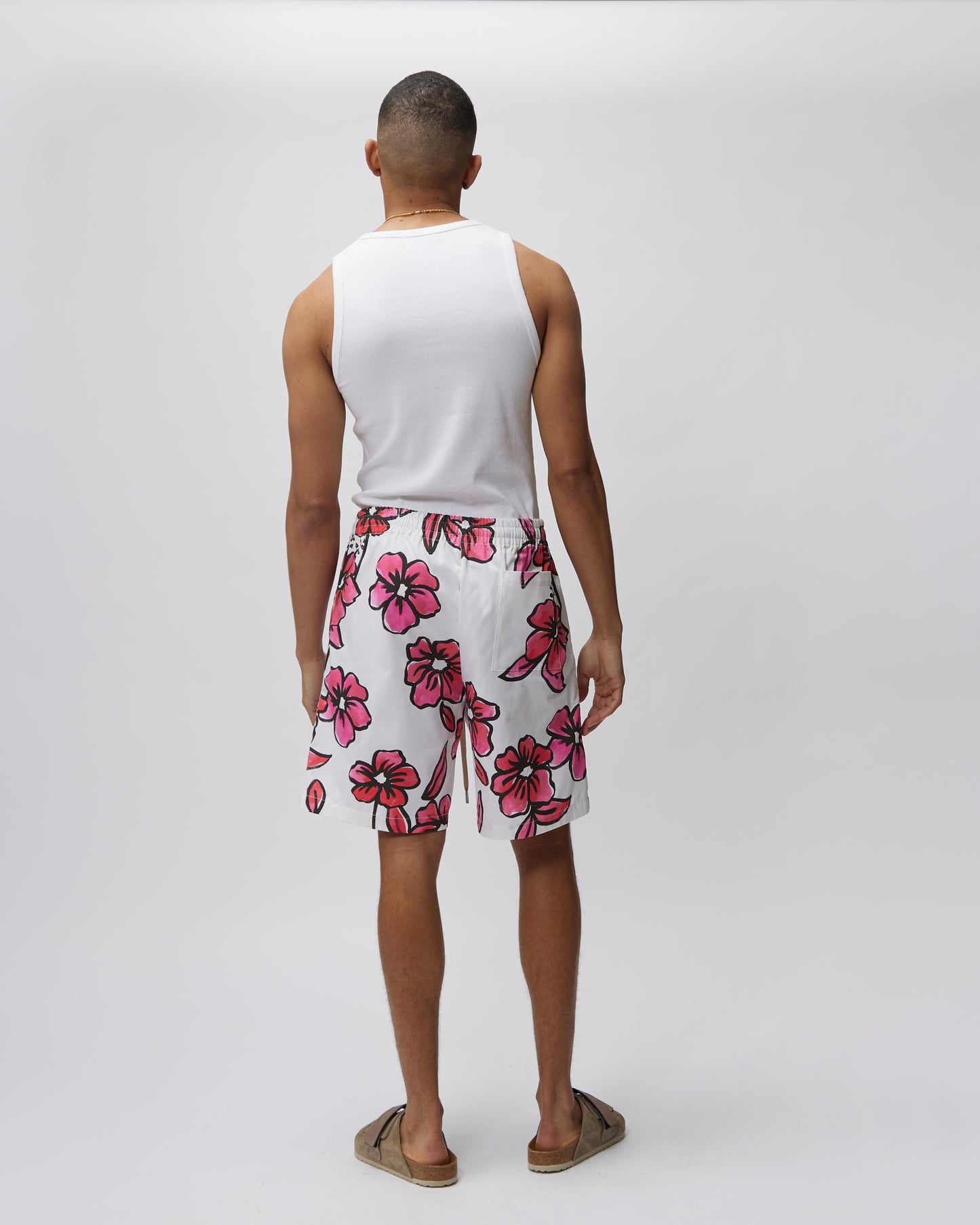 FLORAL COTTON SHORT - Due Diligence Apparel