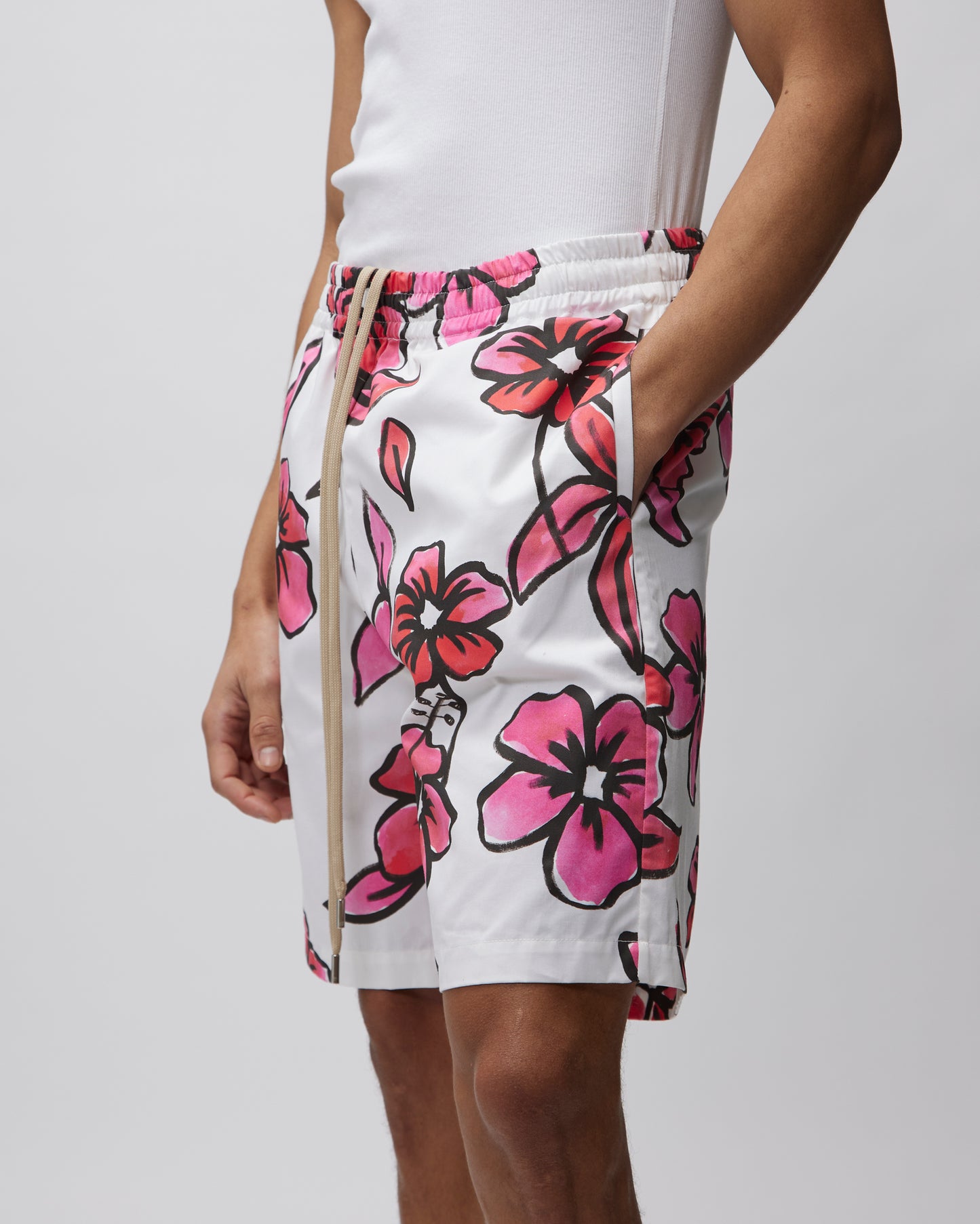 FLORAL COTTON SHORT - Due Diligence Apparel