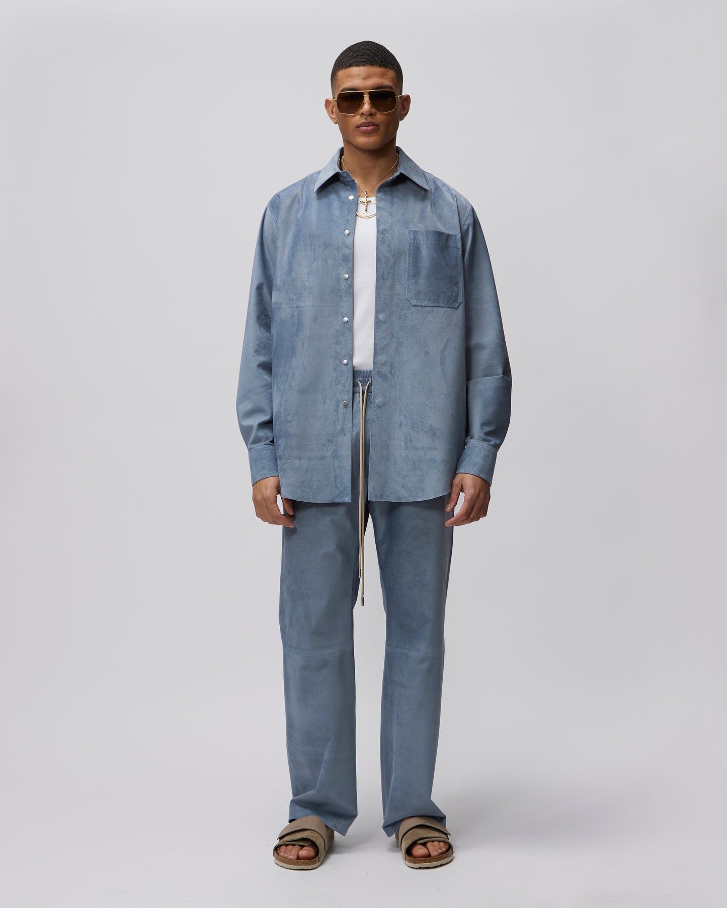 SUEDE TROUSERS - Due Diligence Apparel