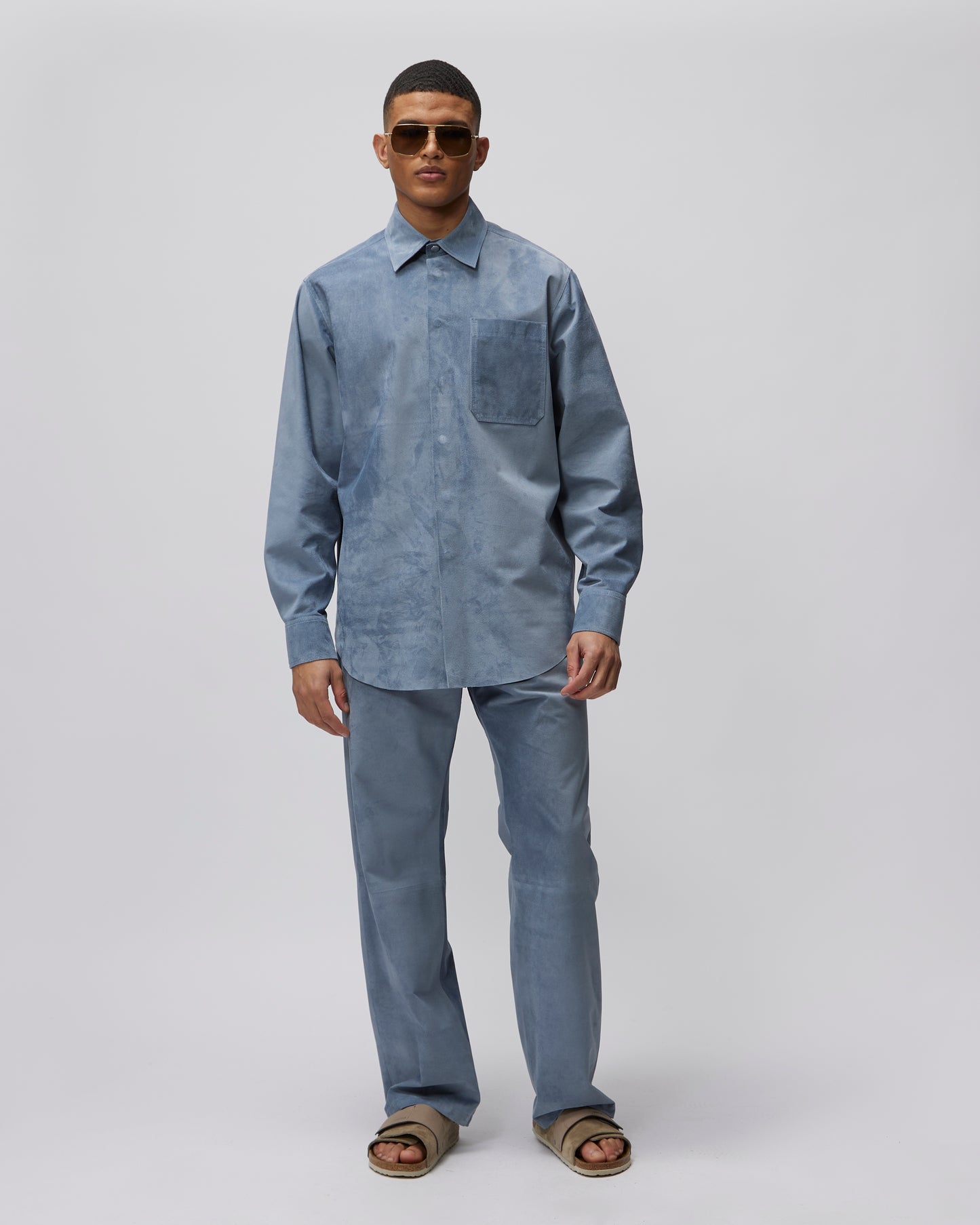 SUEDE TROUSERS - Due Diligence Apparel