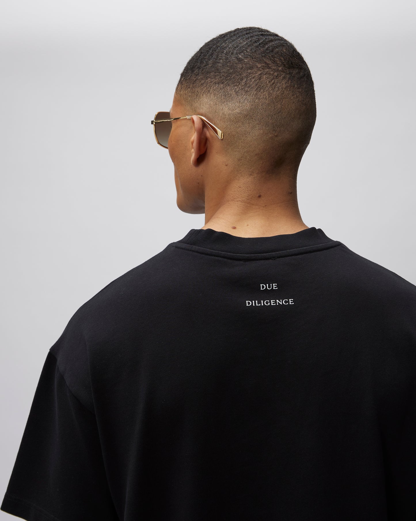 Due Diligence Logo T Shirt In Black - Due Diligence Apparel