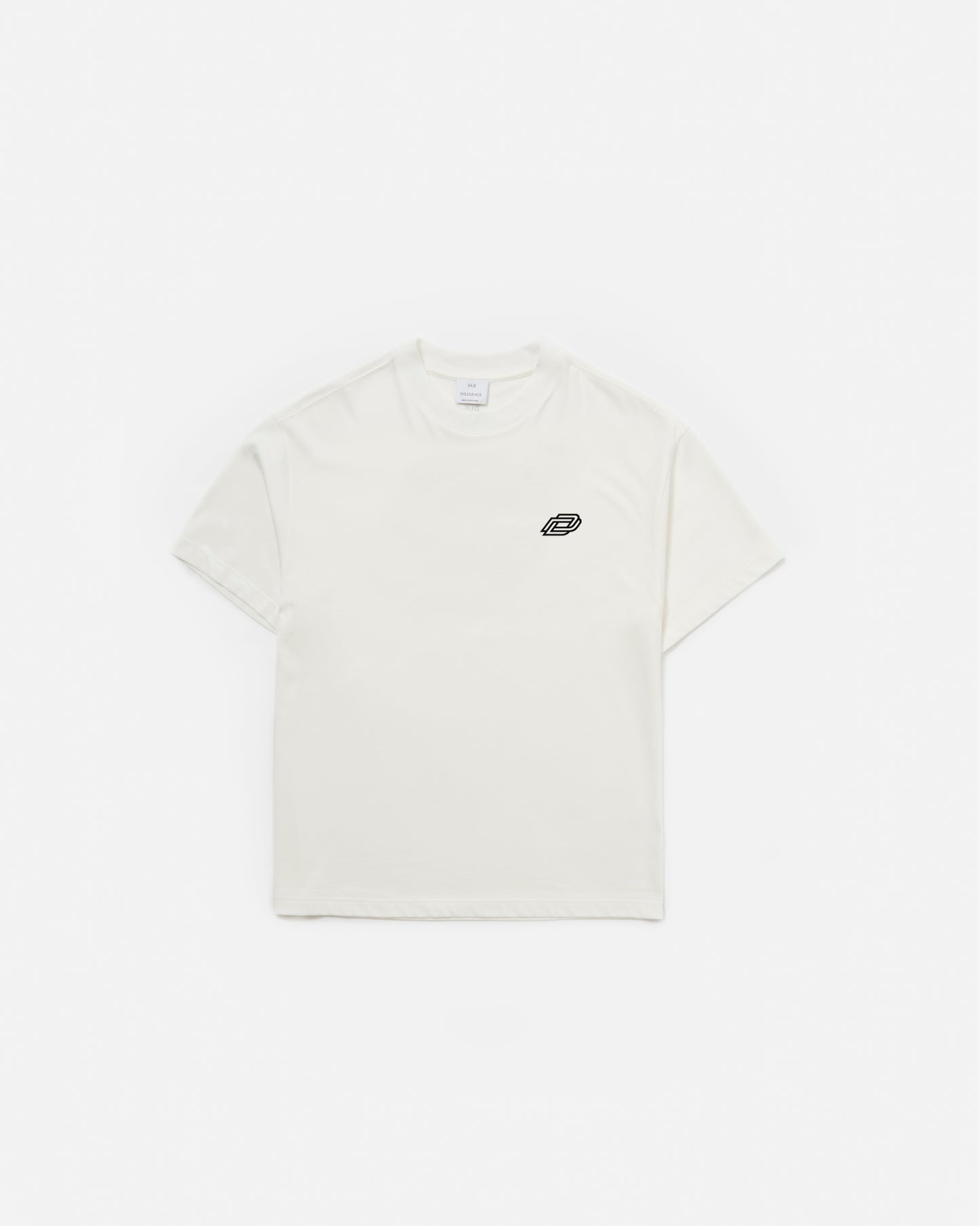 Due Diligence Logo T Shirt In White - Due Diligence Apparel