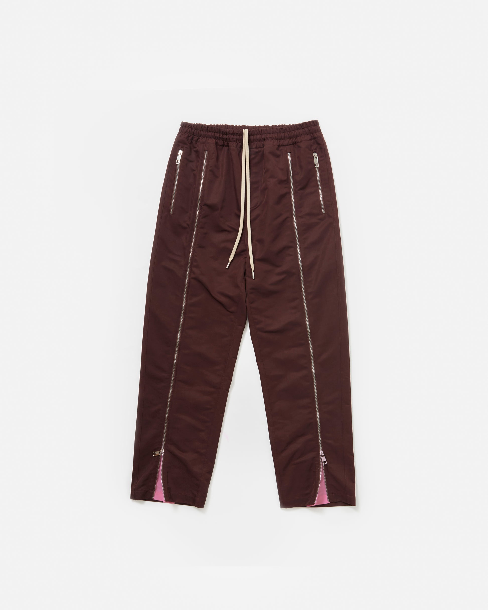 NYLON TRACK PANT WITH CONTRAST LEG INSERT - Due Diligence Apparel