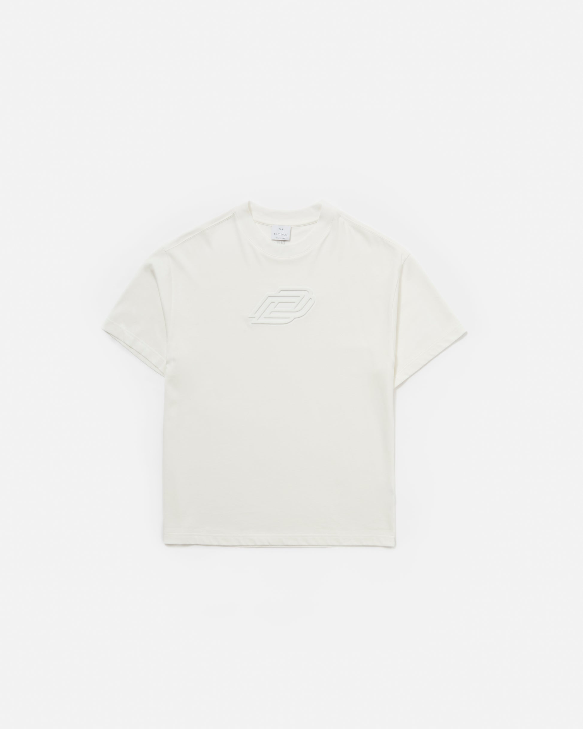T-SHIRT WITH EMBOSSED DD LOGO - Due Diligence Apparel