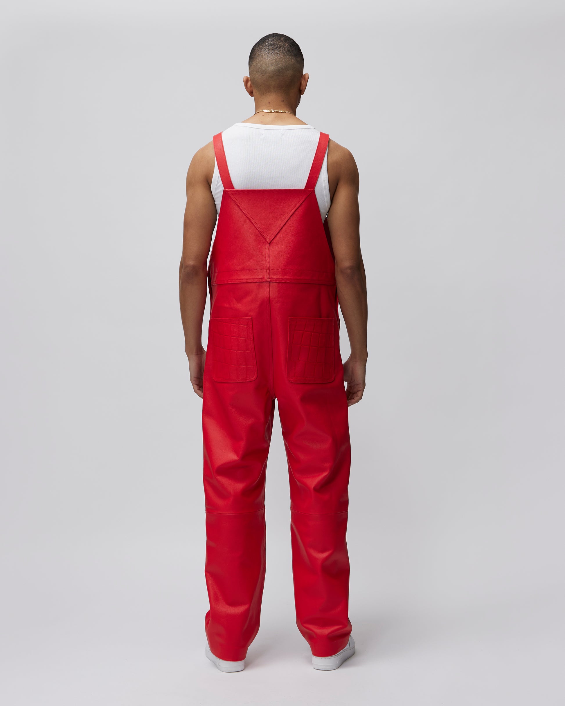 LEATHER DUNGAREE - Due Diligence Apparel