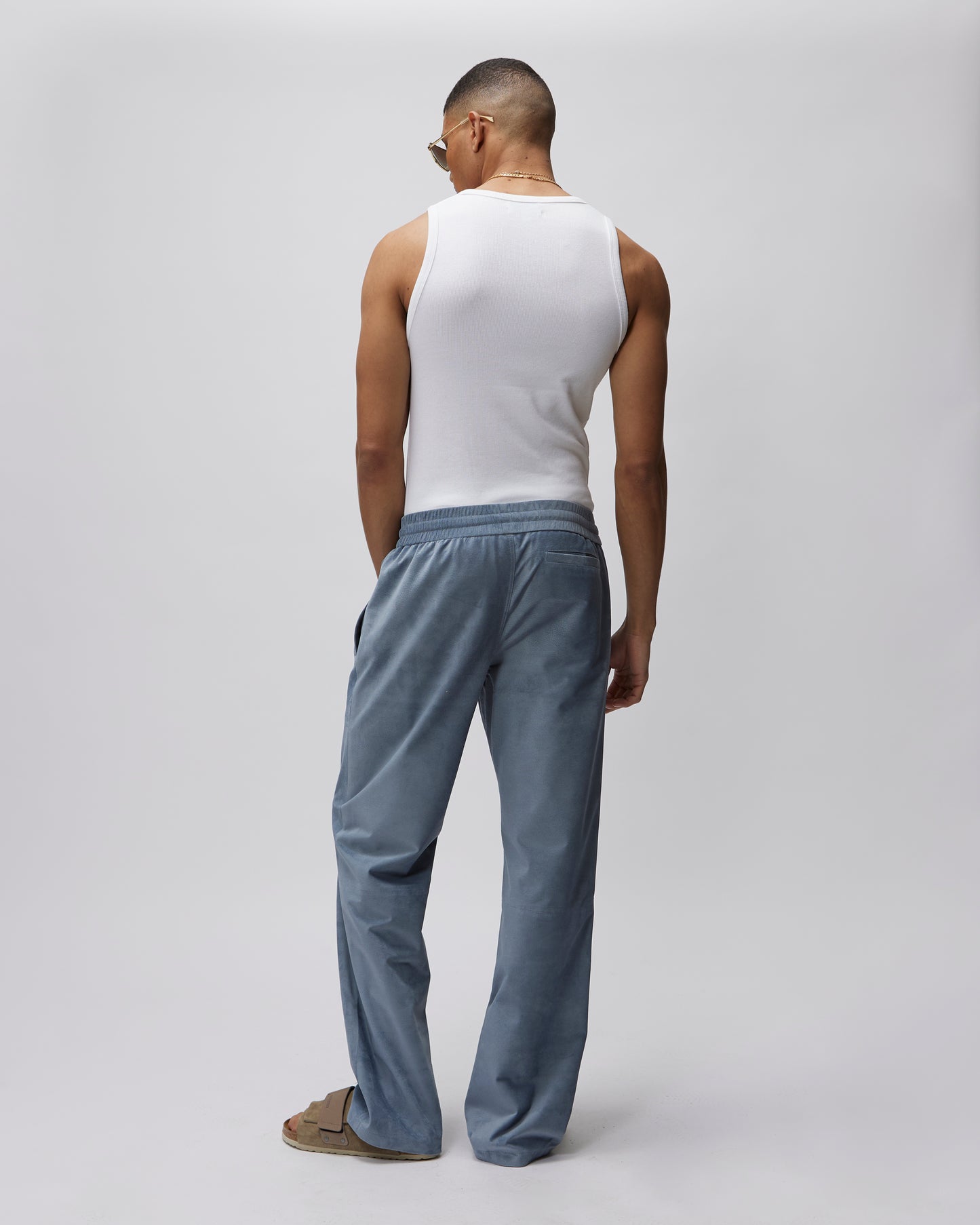 SUEDE TROUSERS - Due Diligence Apparel