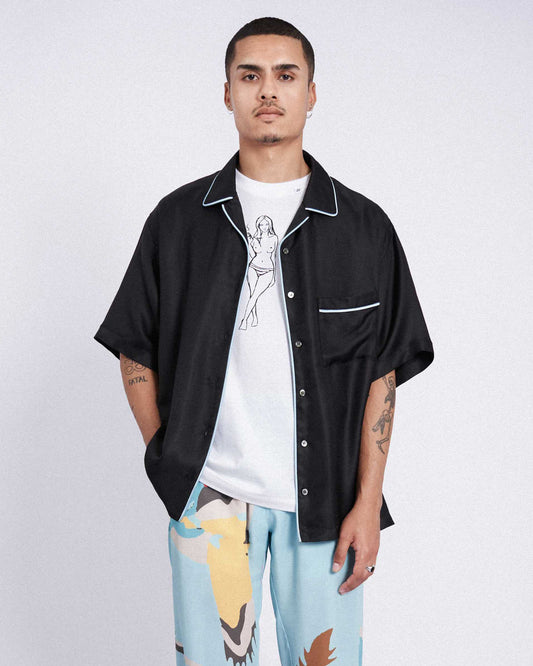 HAWAIIAN SHIRT IN SILK - Due Diligence Apparel