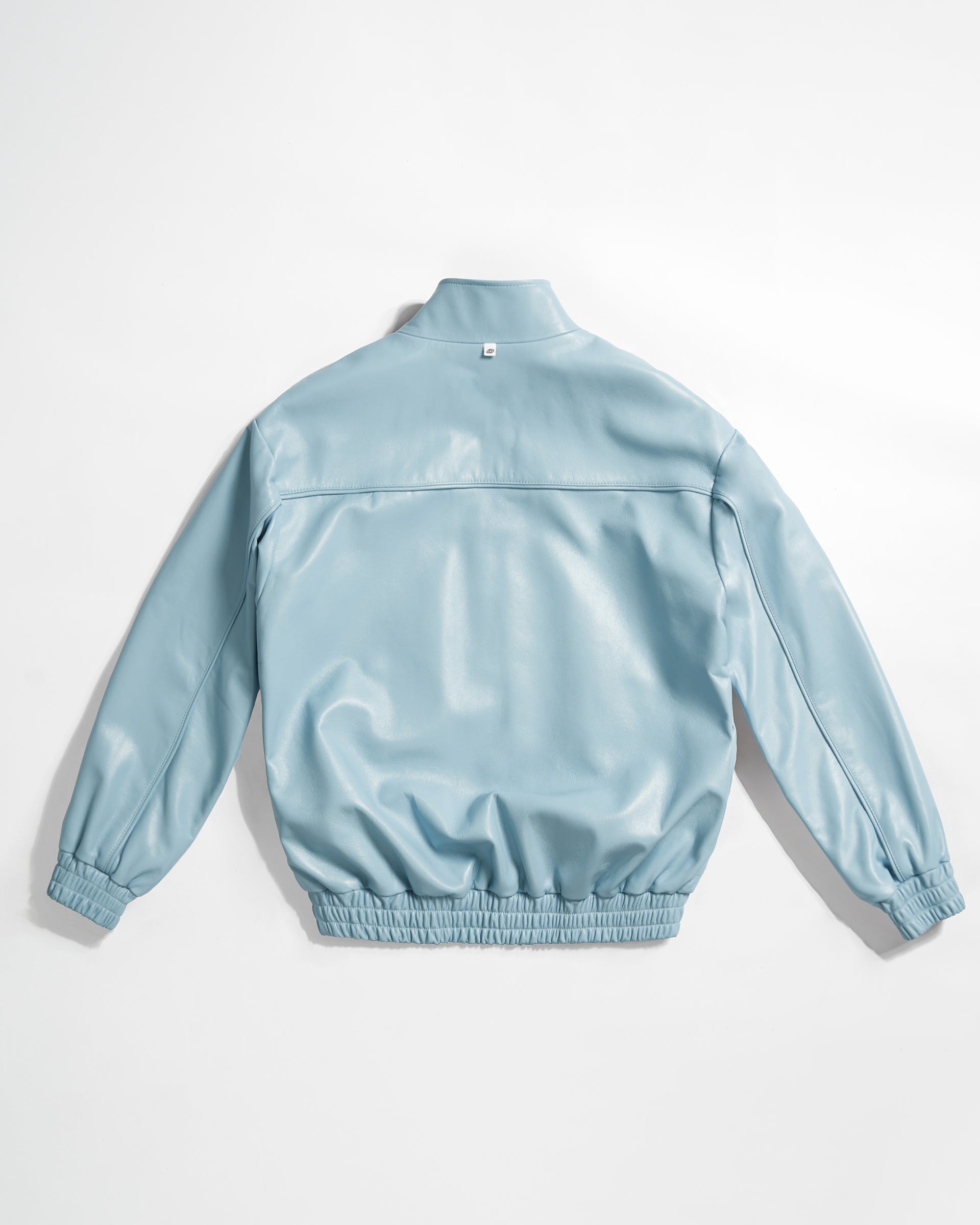LEATHER TRACK JACKET - Due Diligence Apparel
