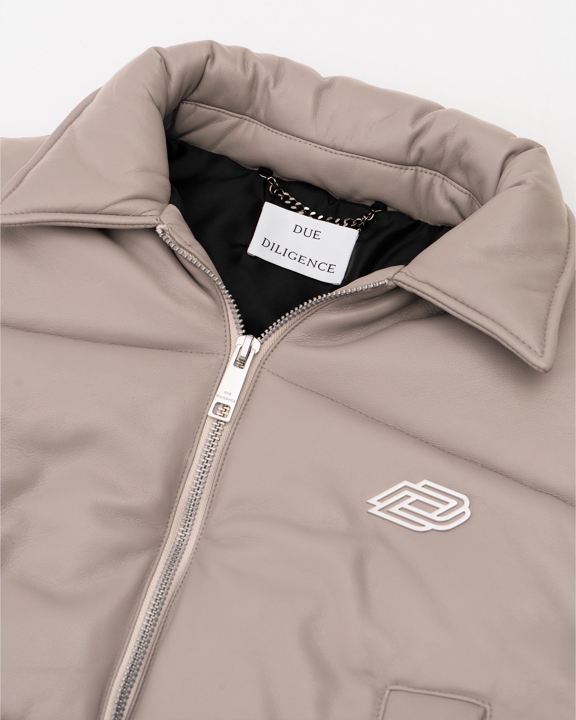 Nappa Leather Down Fill Jacket - Due Diligence Apparel