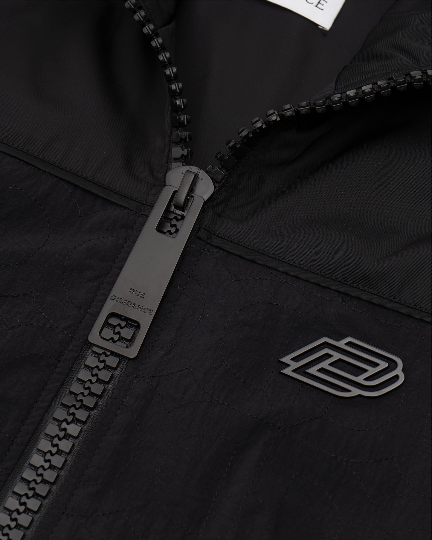 Technical Track Top With Monogram Quilt - Due Diligence Apparel
