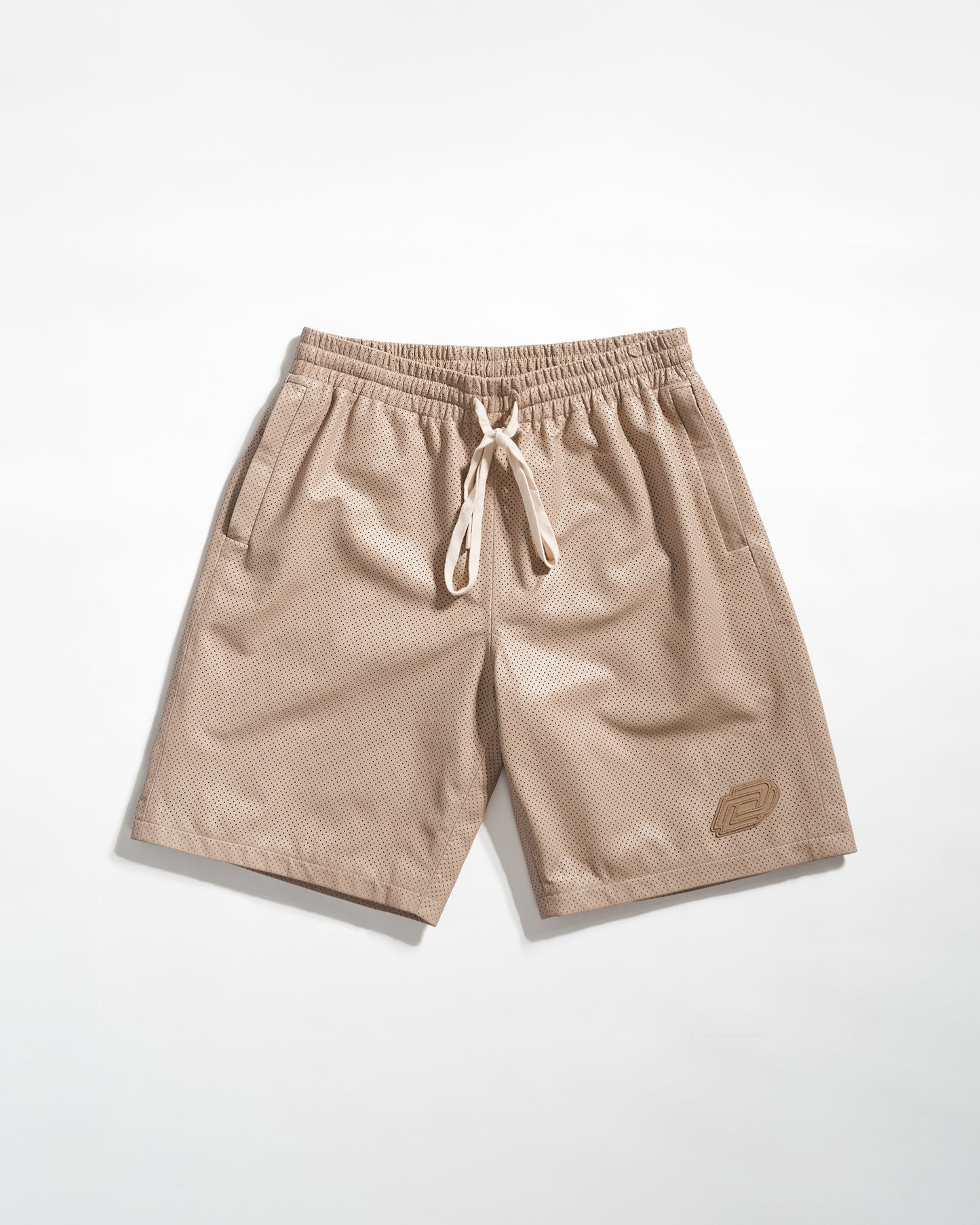 PERFORATED LEATHER SHORTS - Due Diligence Apparel
