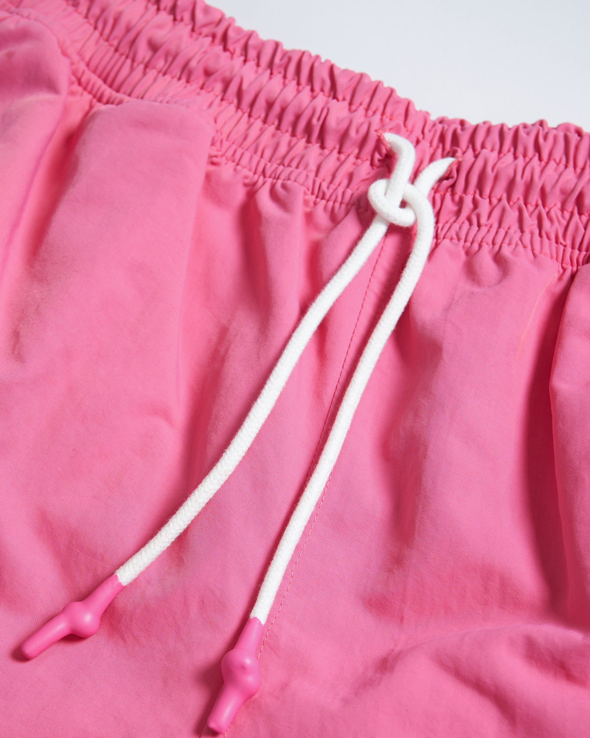 Swim Shorts In Pink Nylon - Due Diligence Apparel
