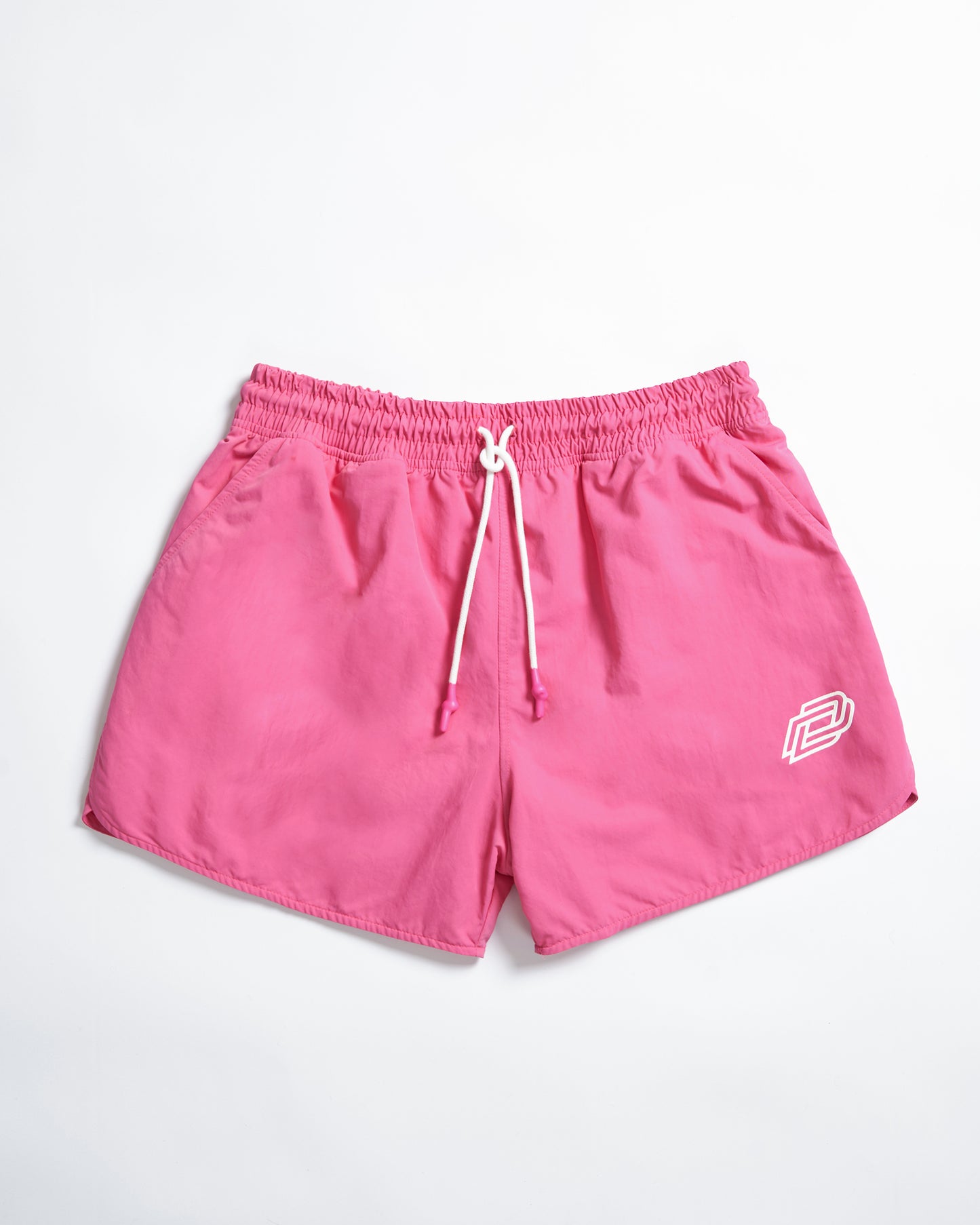 Swim Shorts In Pink Nylon- Due Diligence Apparel